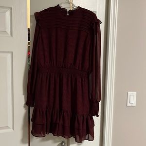 Burgundy Dress